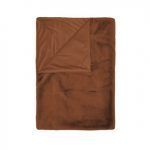 Essenza Furry plaid leather brown