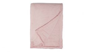 Snoozing Uni roze fleece plaid