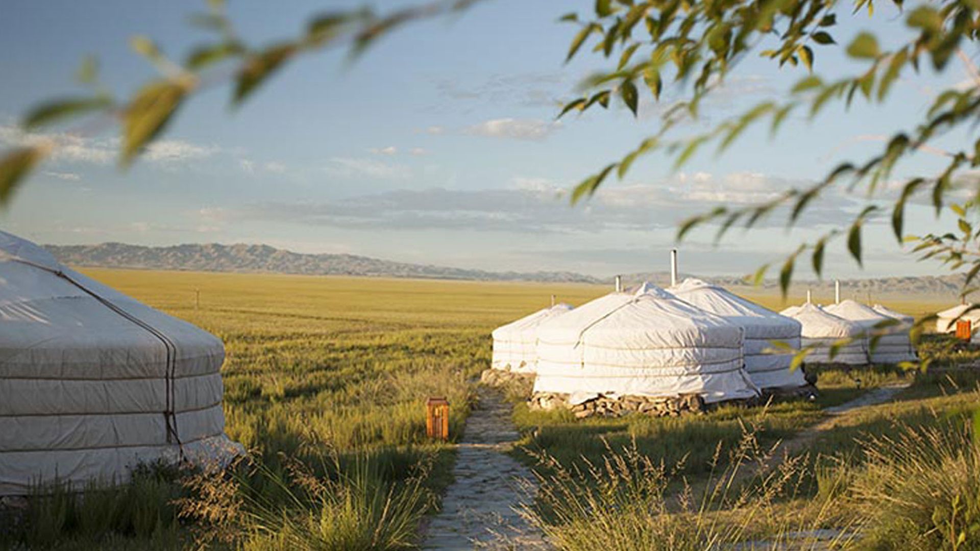 Mongolië yurts Three Camel Lodge