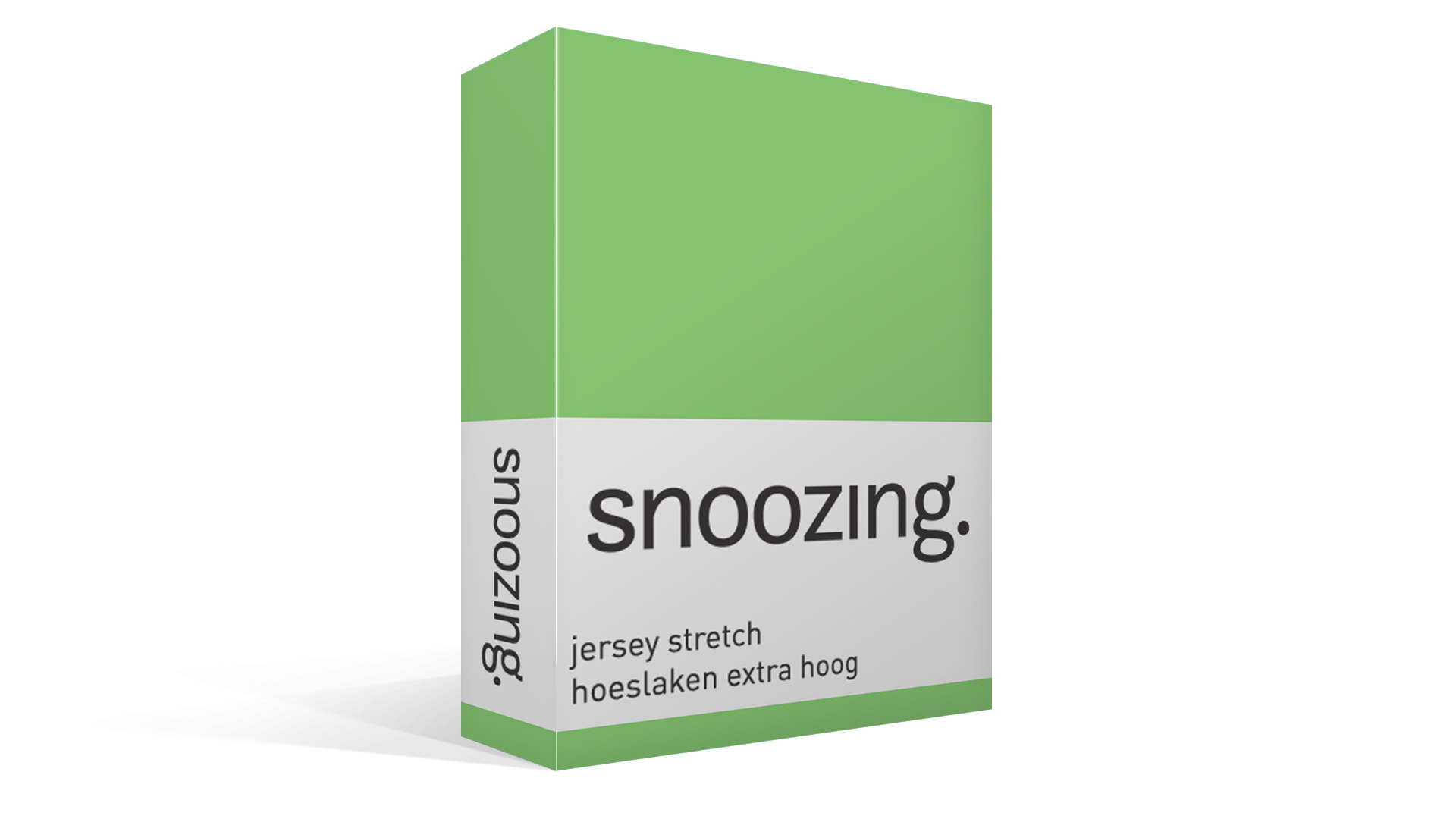 Snoozing jersey stretch hoeslaken extra hoog - lime