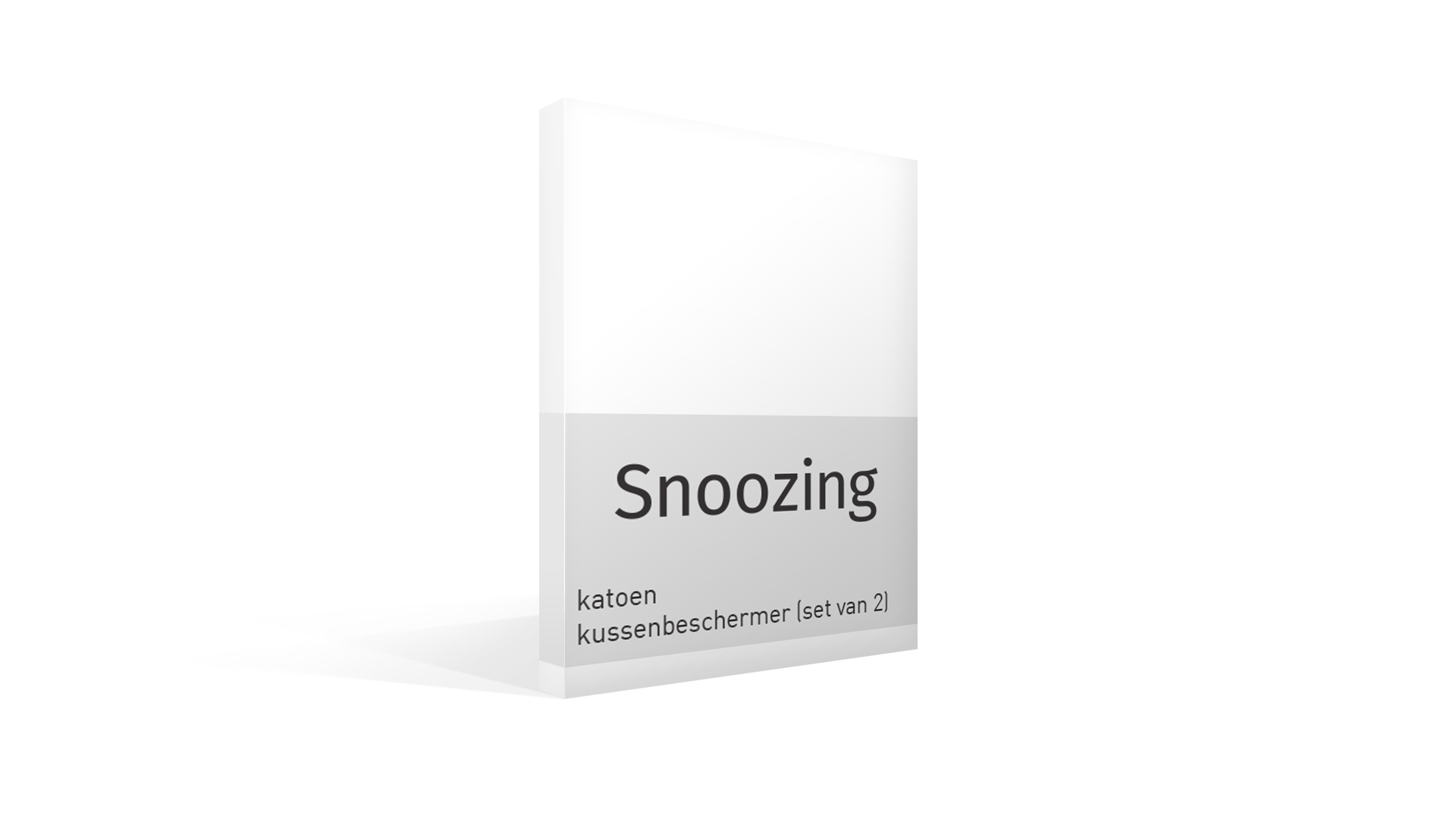 Snoozing katoen kussenbeschermer (set van 2)