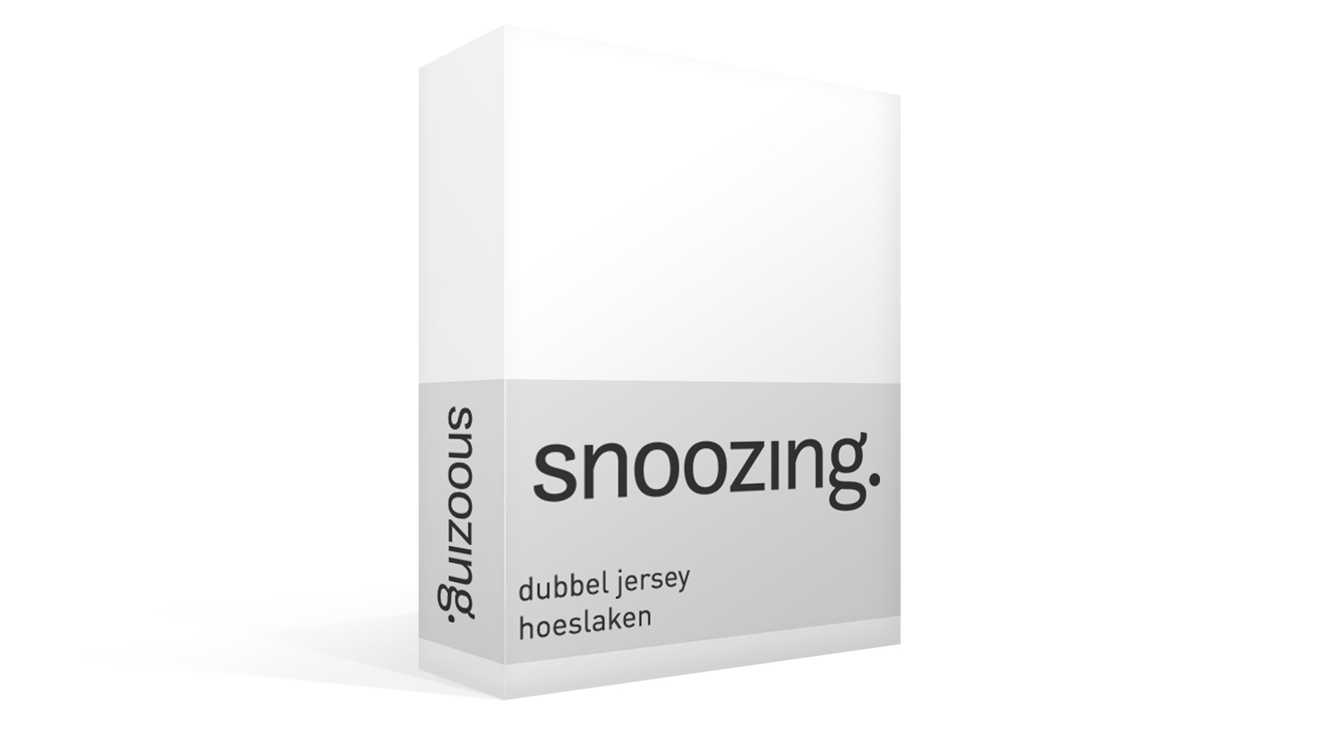 Snoozing dubbel jersey hoeslaken - wit
