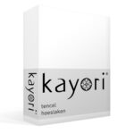 Kayori Kiyo Tencel hoeslaken - wit